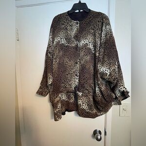 Black Cape Jacket with Elegant Design
